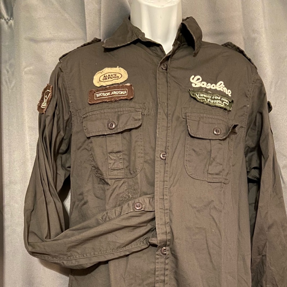Men’s Crank Couture Long sleeve Shirt Size XL